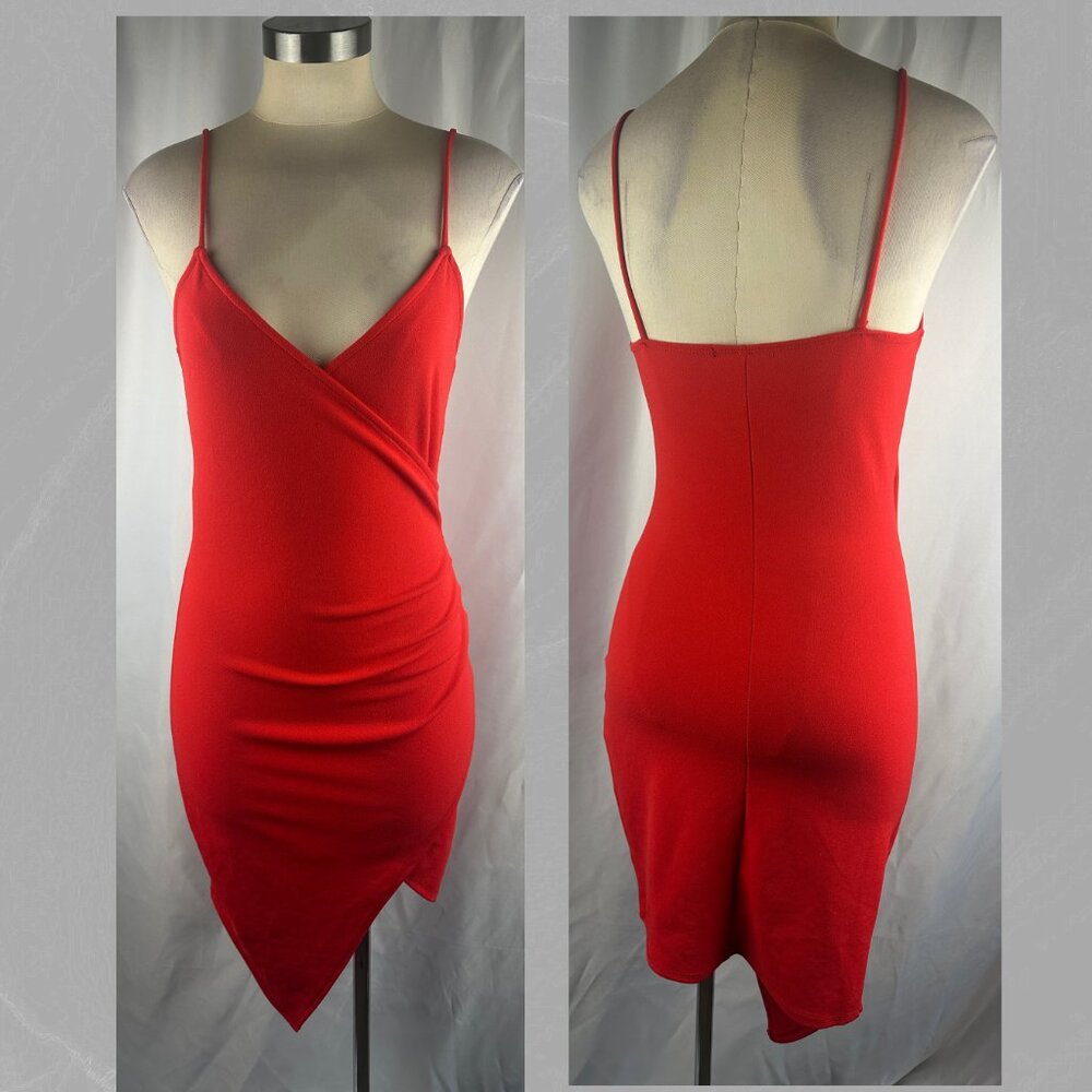 Red Spaghetti Strap Dress
